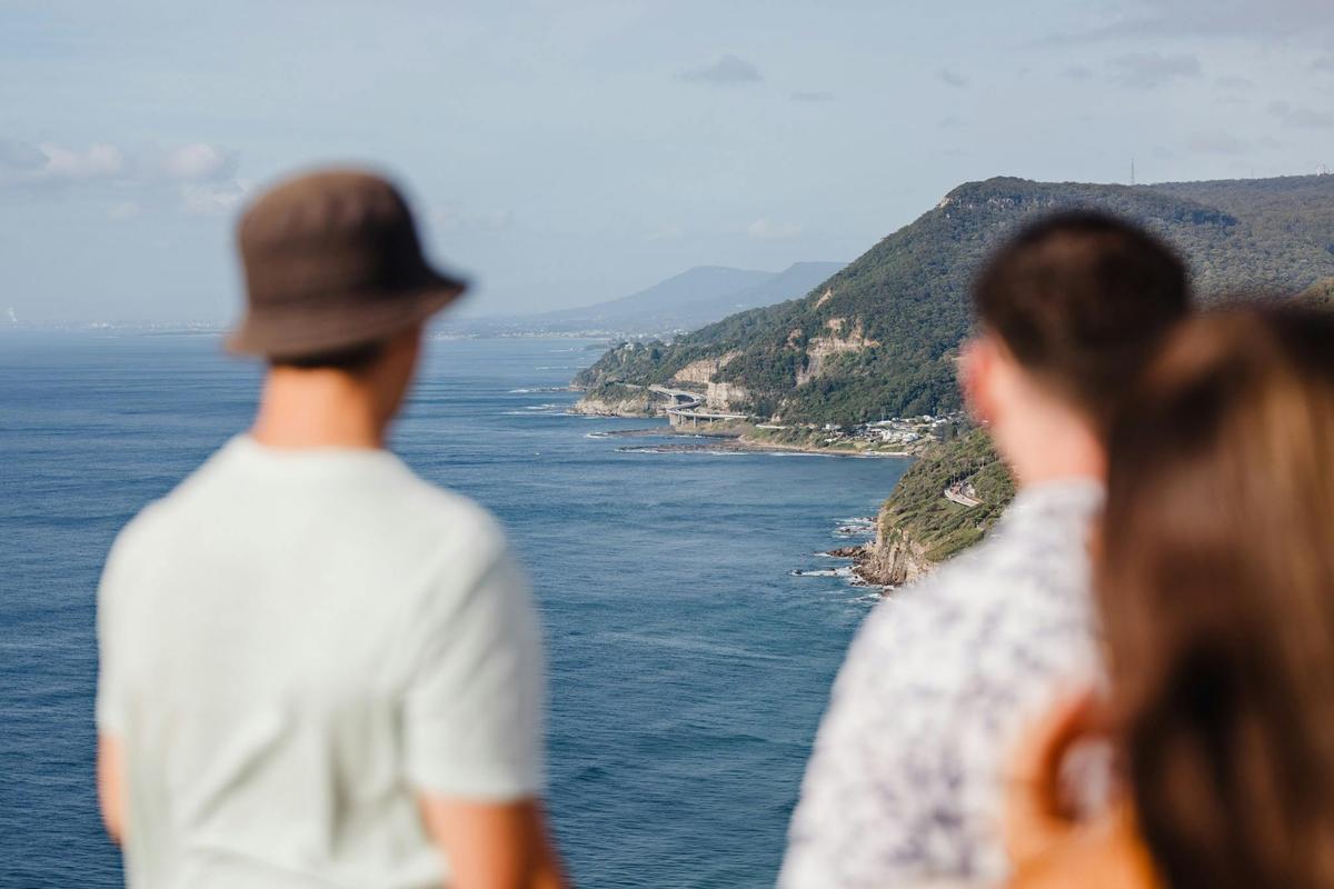 Enjoy views over the ocean from Bald Hill Lookout