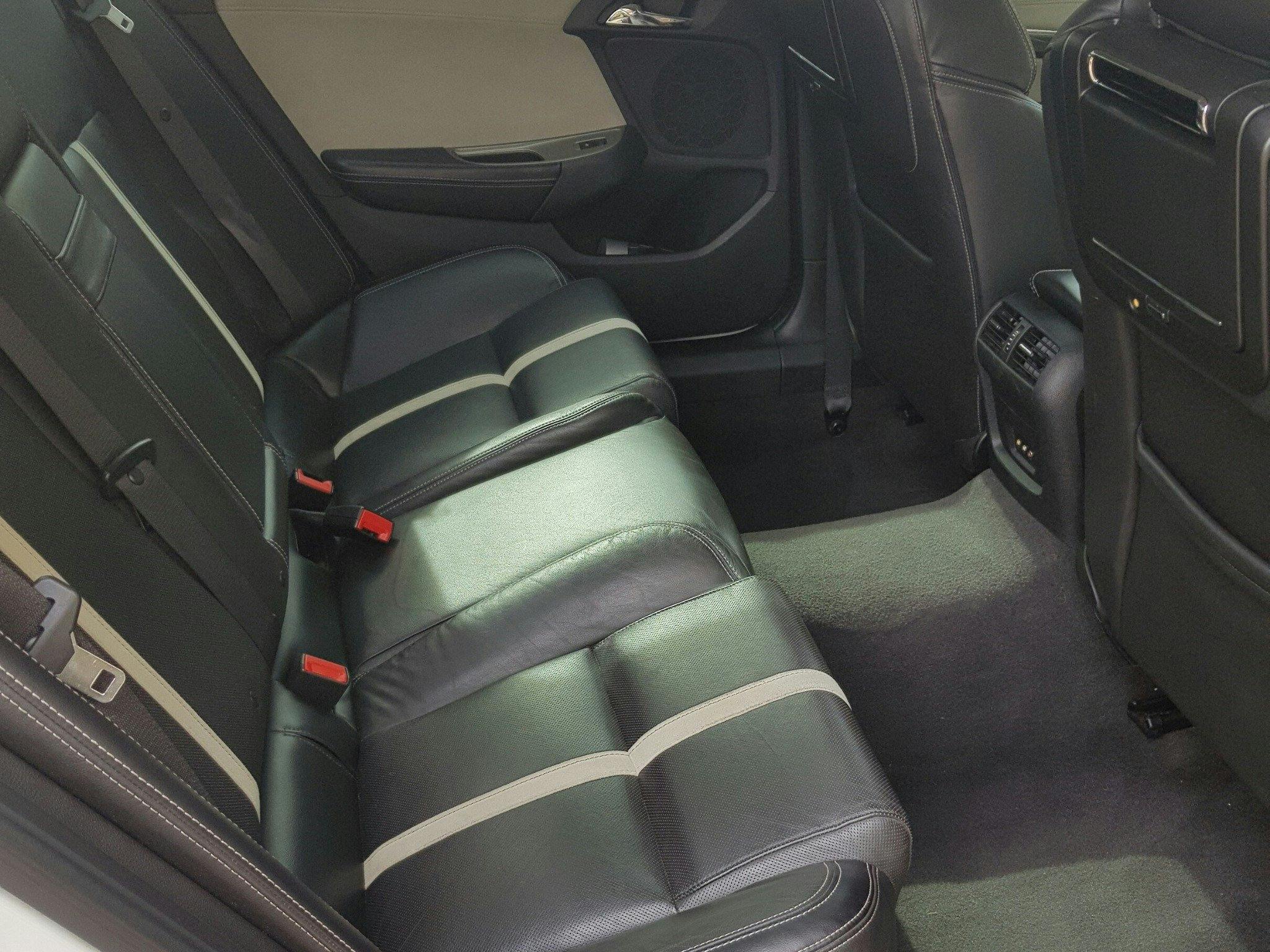 The luxurious leather interior of their Holden Caprices