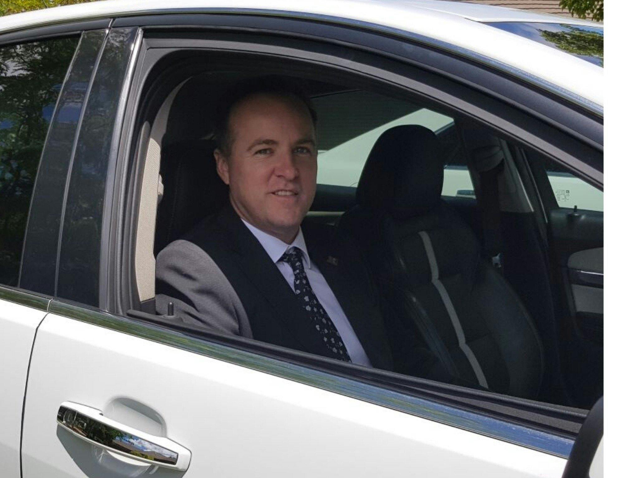 Driver Matt is an affable companion for your journey and a knowledgeable Canberran.