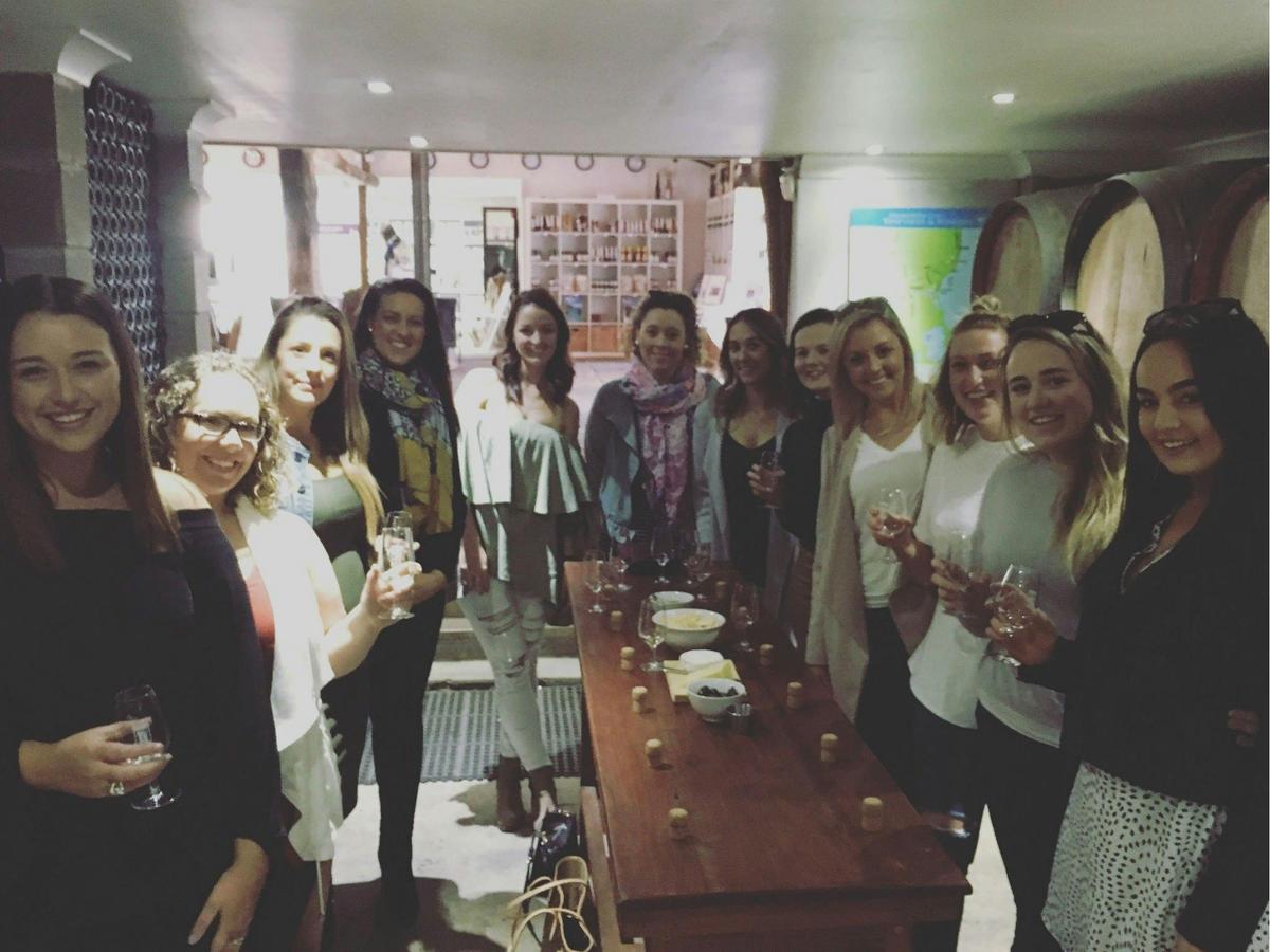 Wine tasting at Silos Estate