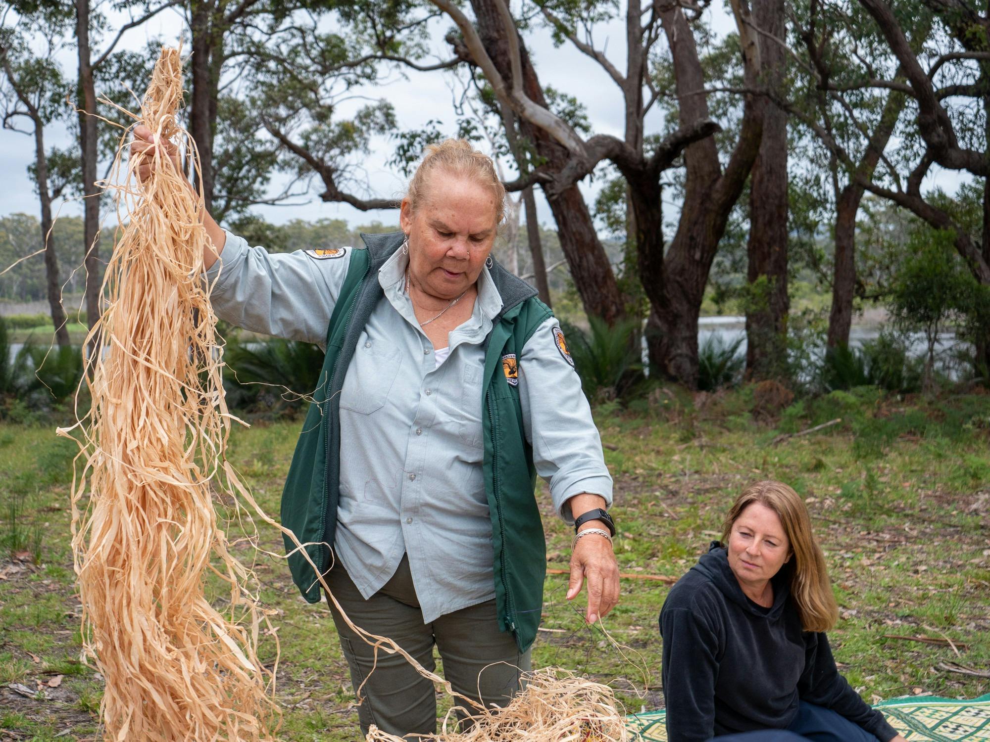 Unwind with tradition weaving workshops in nature.