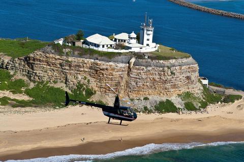 Helicopter coastal  flight