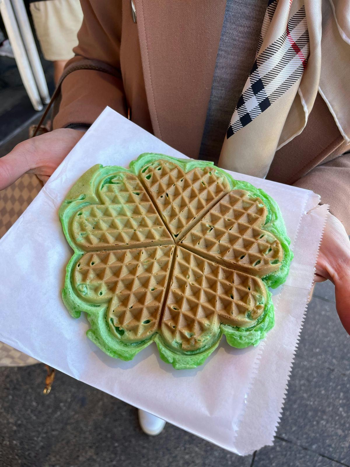 Pandan Waffle