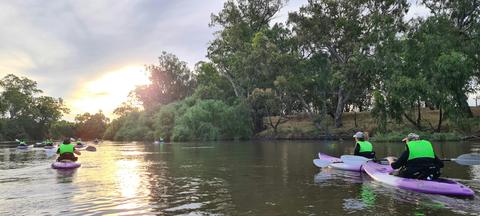 Sunset on Murrumbidgee River