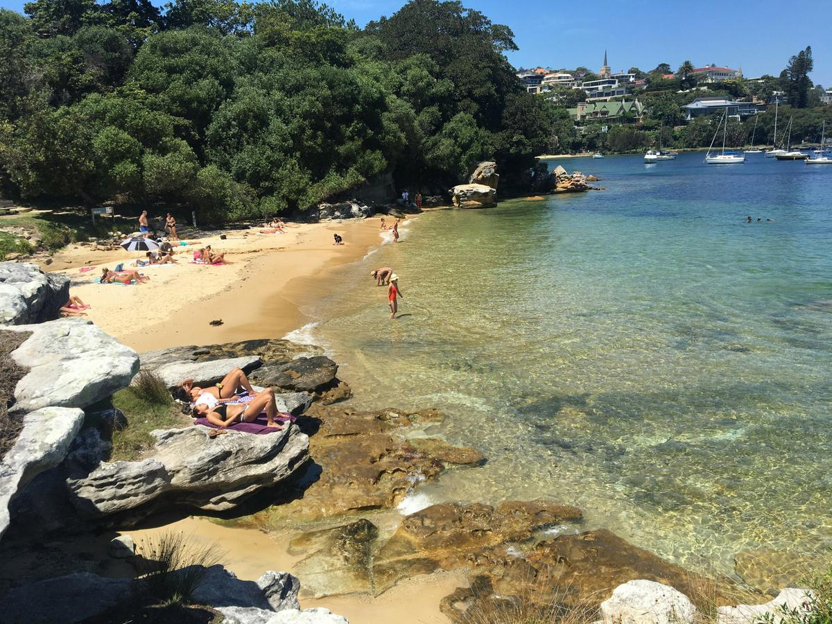 One of Sydney’s harbour beaches