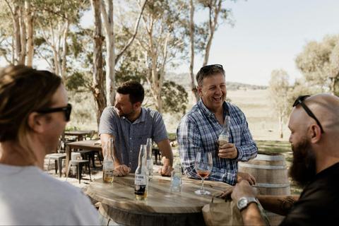 Mudgee Ale Trail tour at a winery