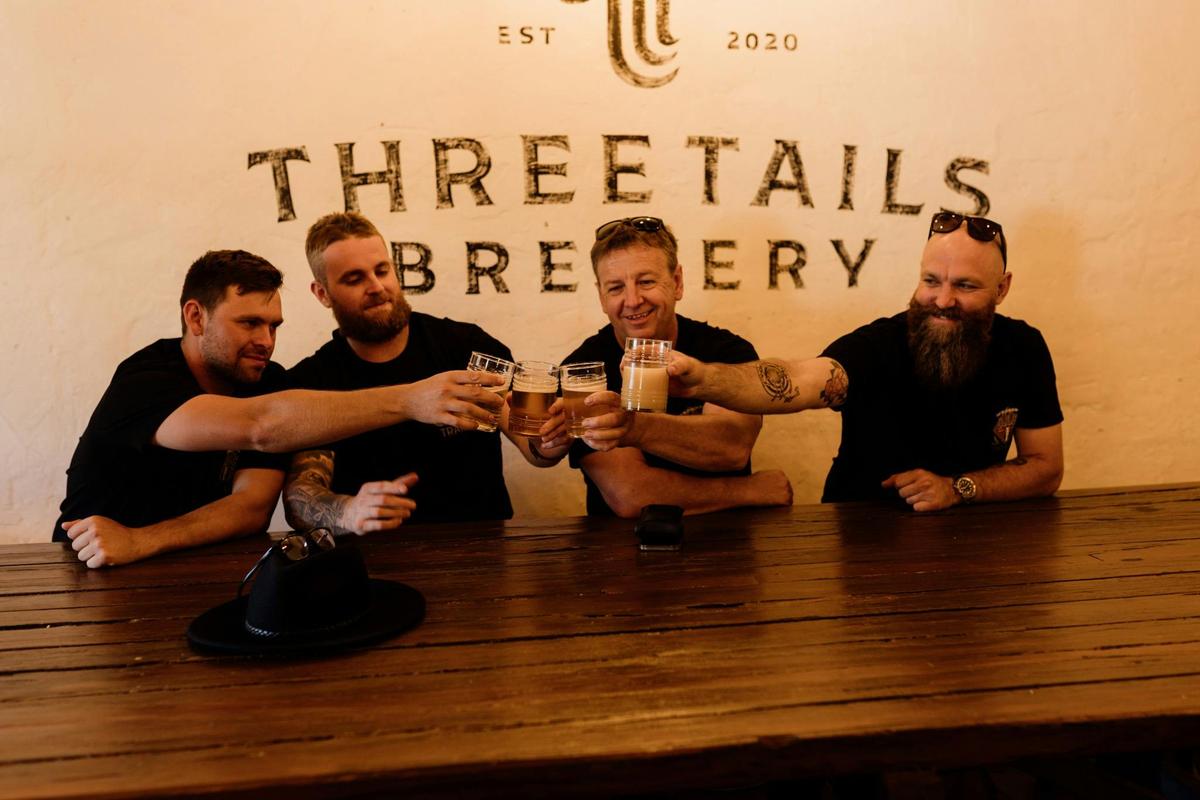 Mudgee Ale Trail customers drinking at a local brewery