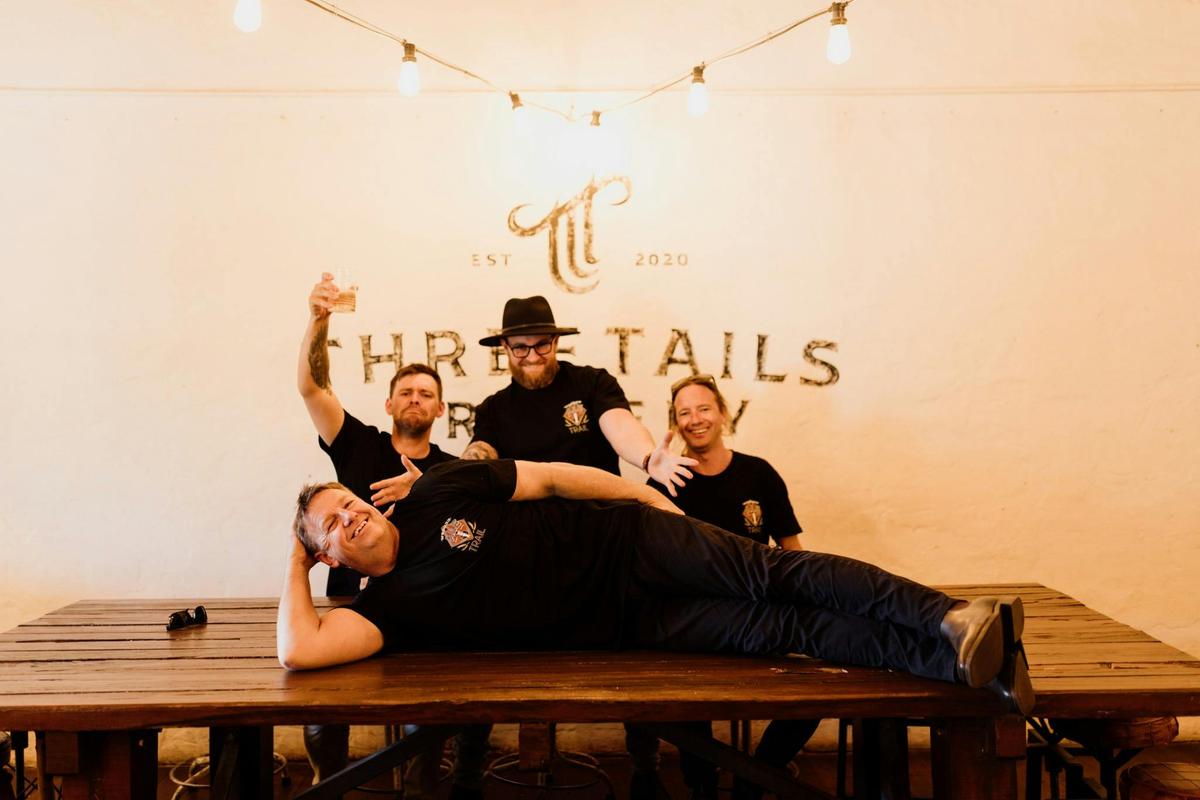 Mudgee Ale Trail customers at a local brewery having fun