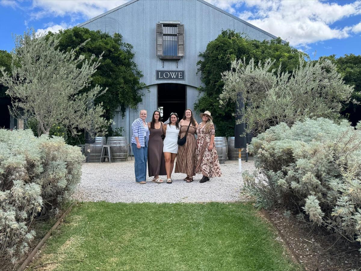 Mudgee Ale Trail clients enjoying a local winery