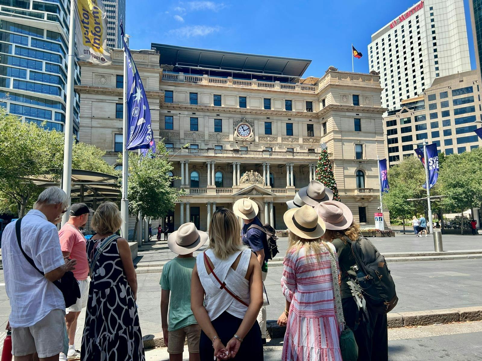 Outside Sydney Customs House