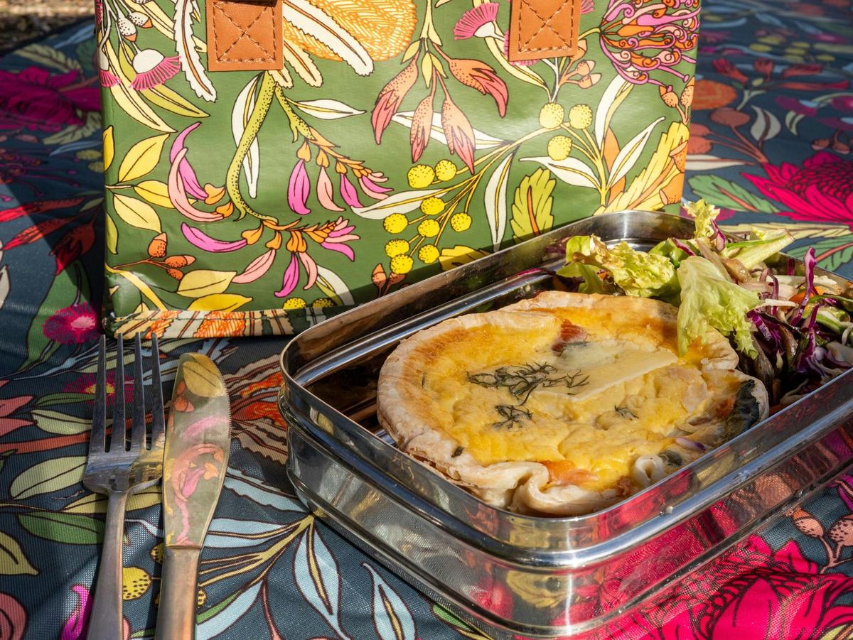 Lunch during the Pedal and Picnic tour provided by Wild Orchid Tathra