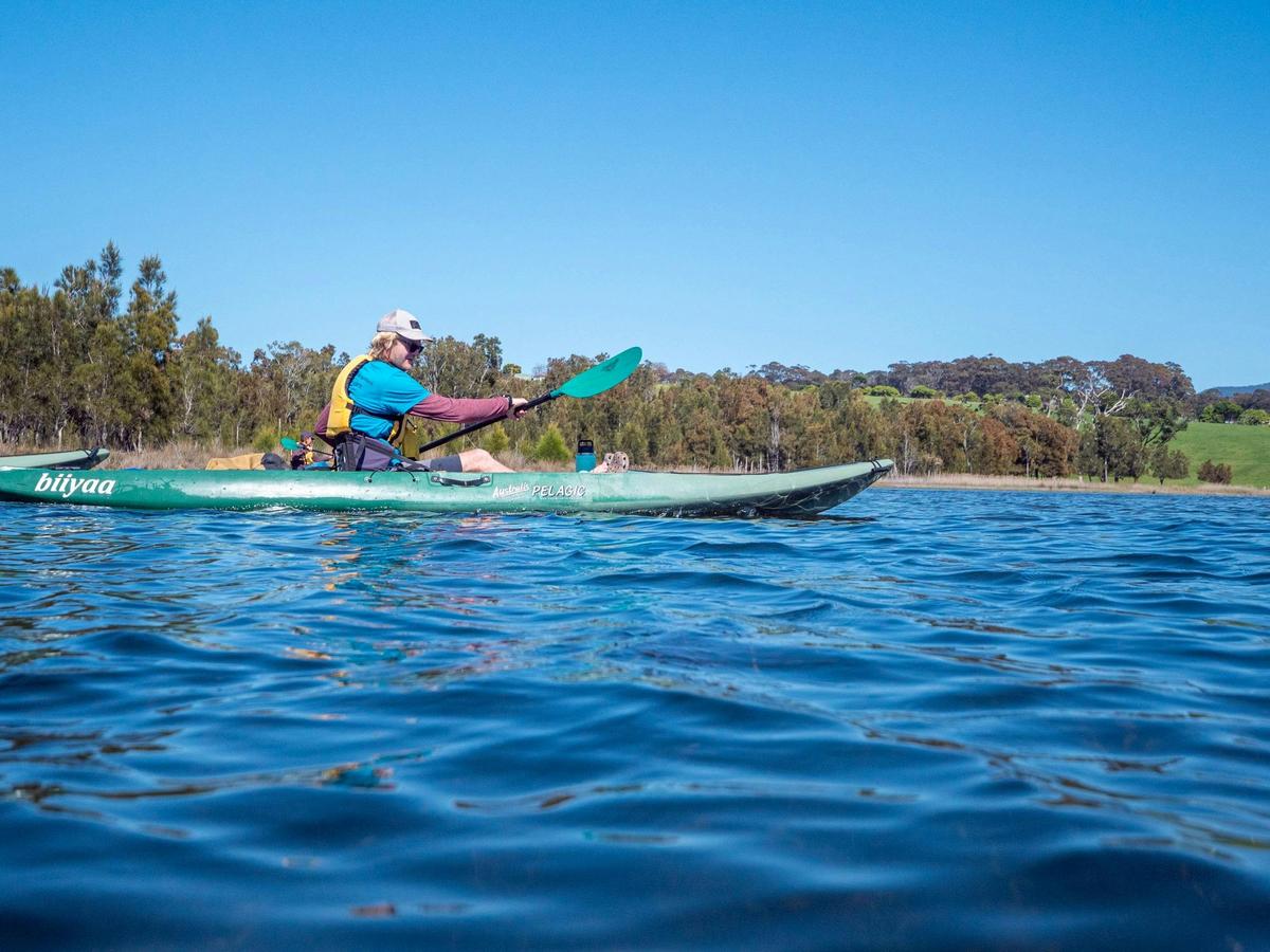 Kayaking on Corunna Lake