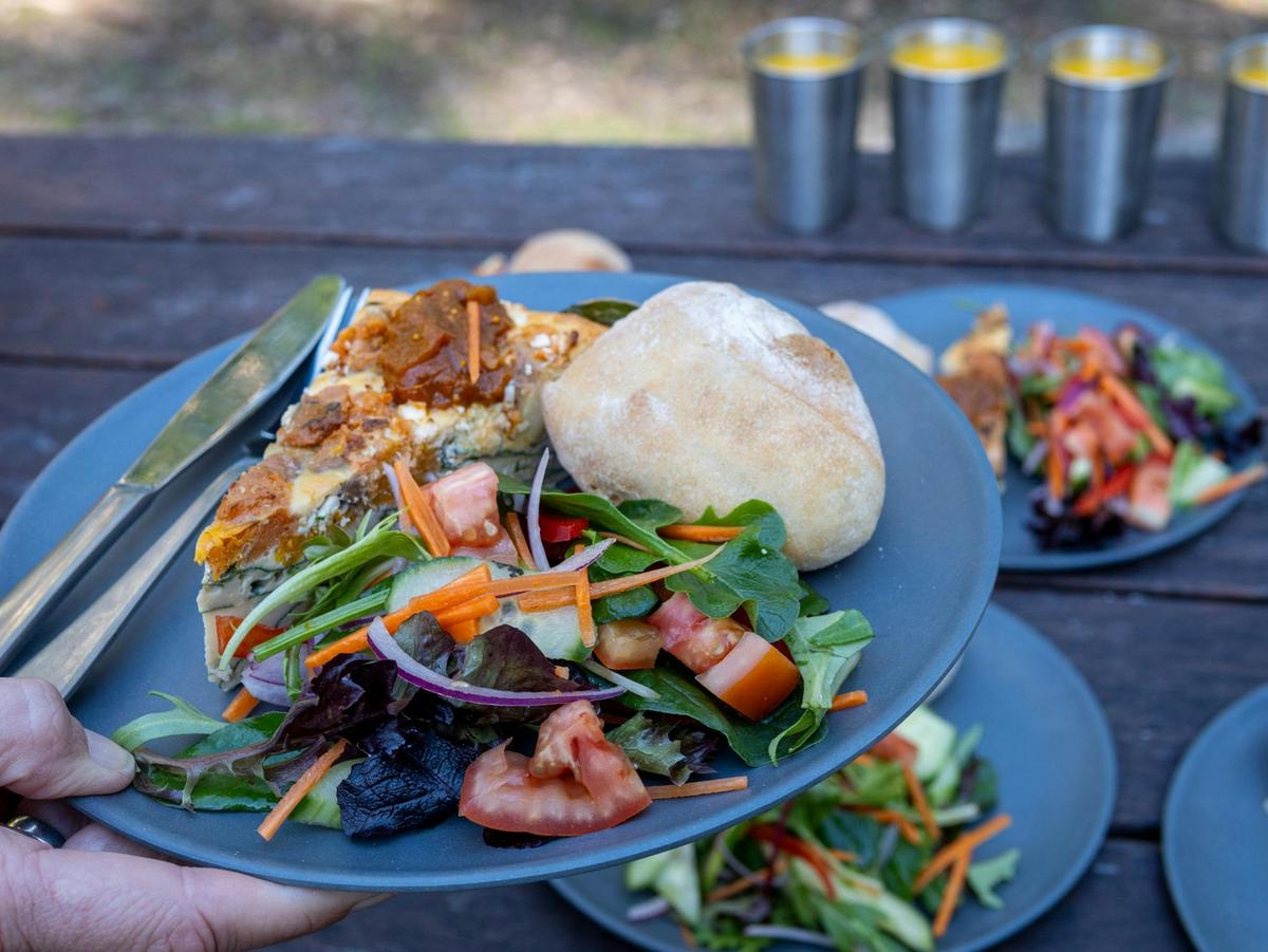 Lunch on our 5 hour tour