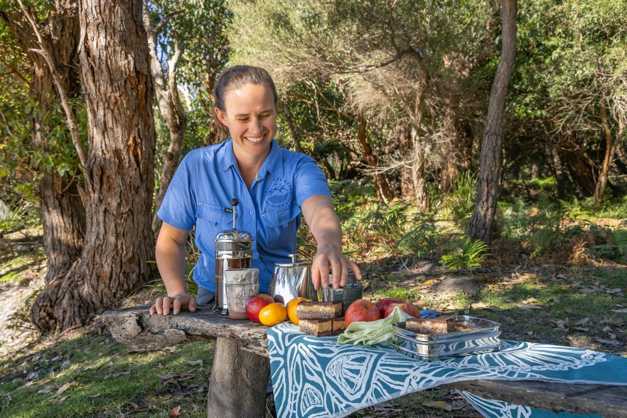 Morning tea in the bush
