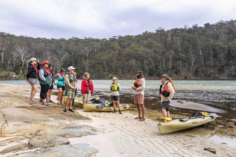 Guests listening to Aboriginal cultural stories