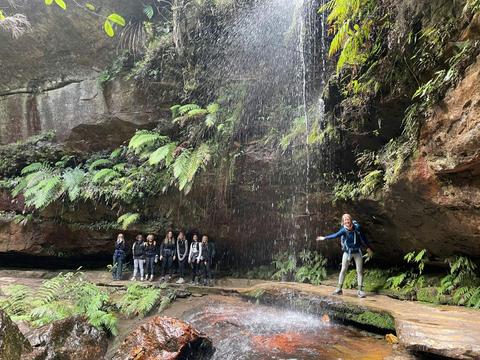 Touching waterfalls