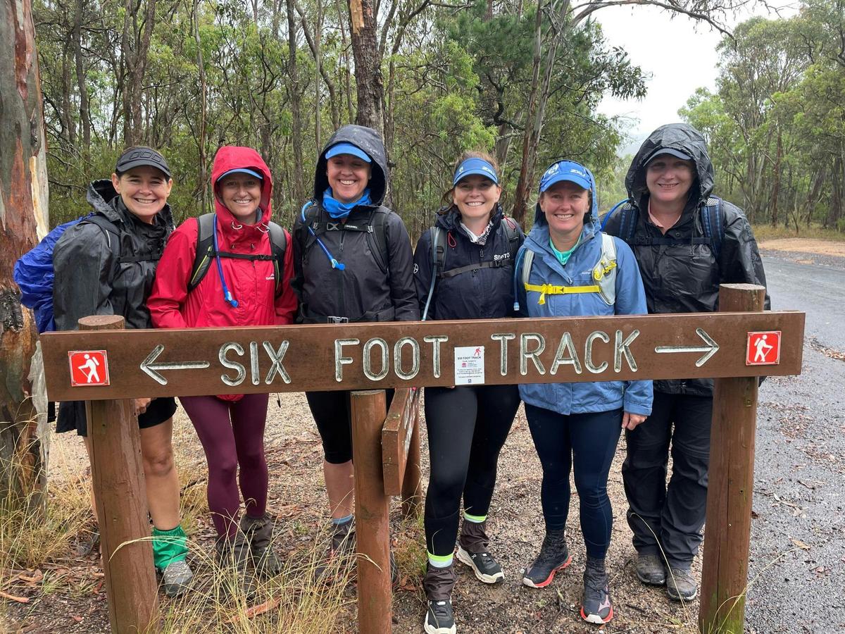 Section of 6 foot track