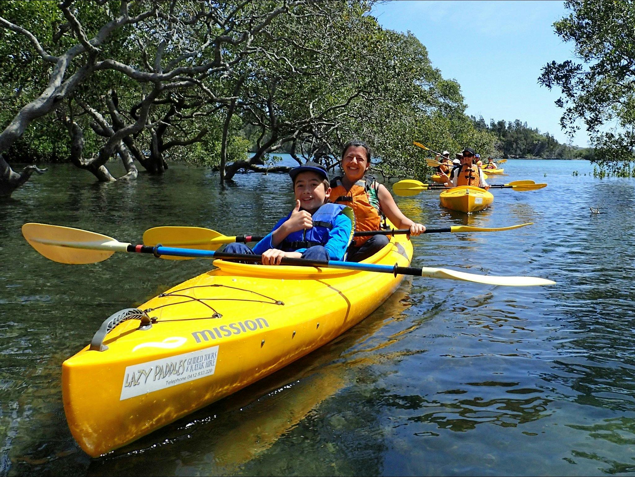 Thumbs up to a guided tour with Lazy Paddles!