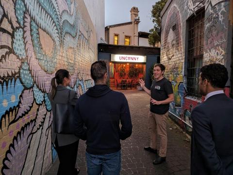 small bars and street art