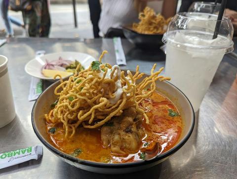 Thai noodle dish kao soi