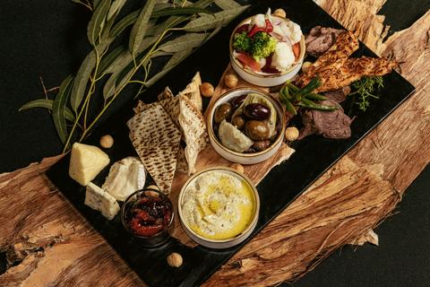 native ingredient food platter from Midden