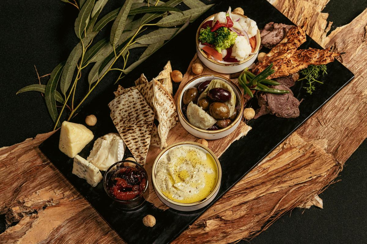 native ingredient food platter from Midden