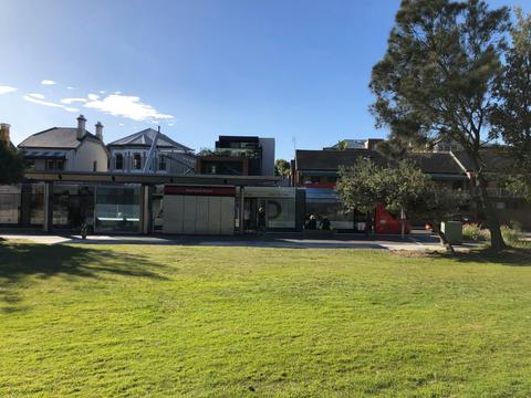 Pick up point tram stop Newcastle Beach