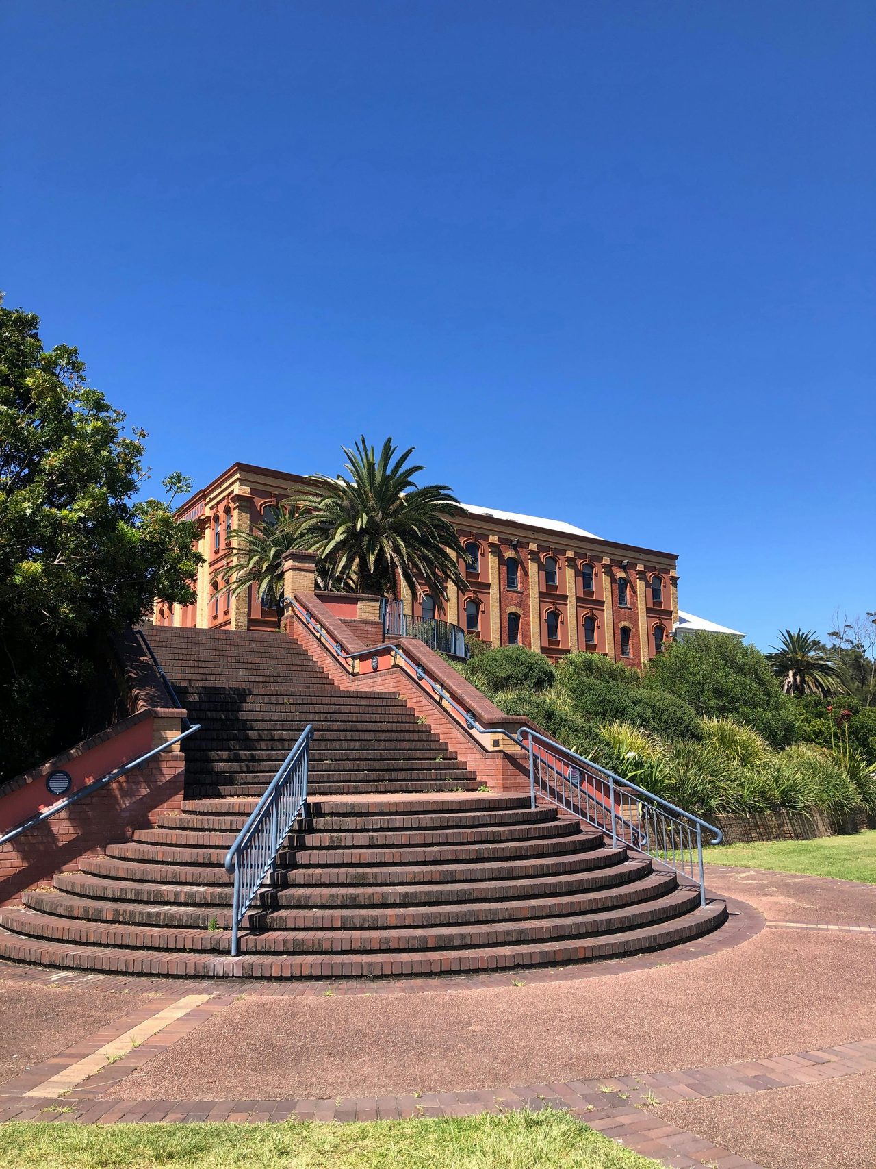Early Newcastle Maritime Architecture with steps to the Foreshore Park