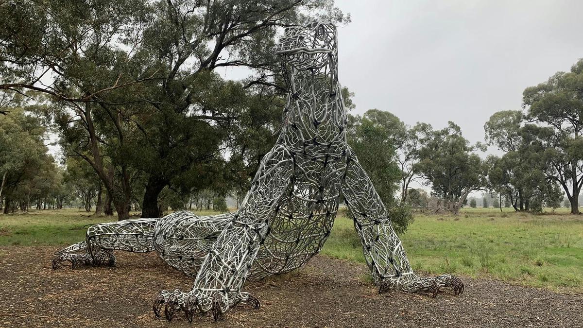 Varanus (Goanna) - Sculpture Down The Lachlan
