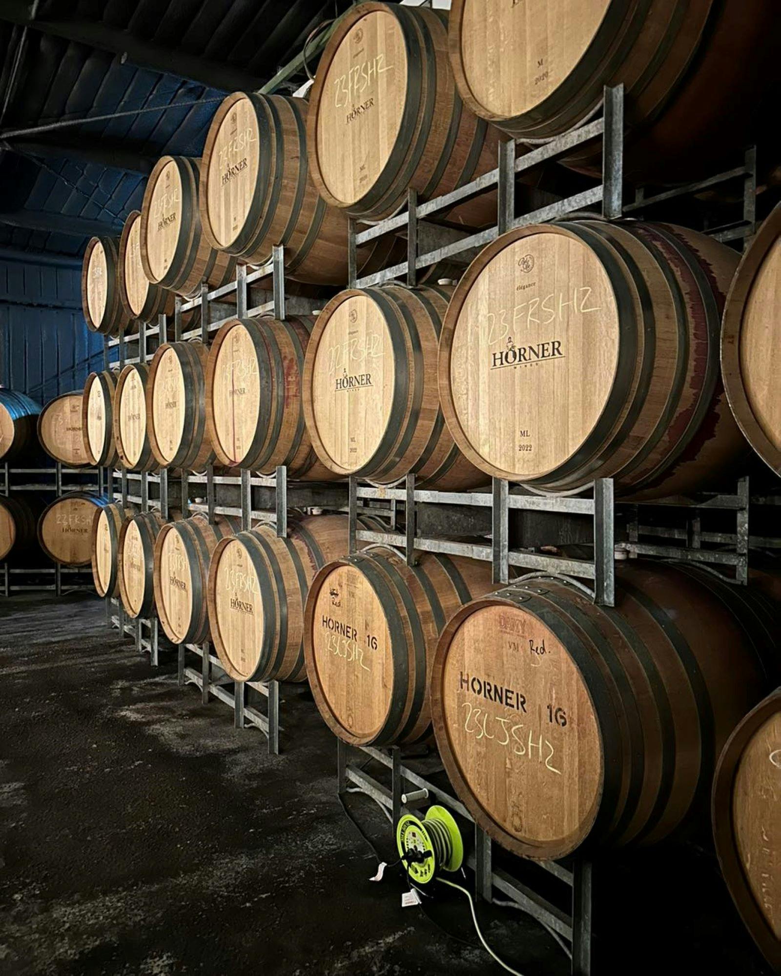 wine barrels