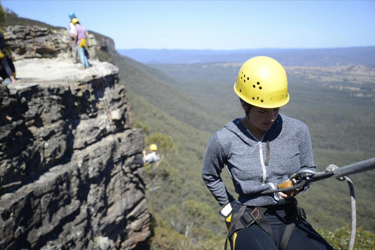 abseiling katoomba