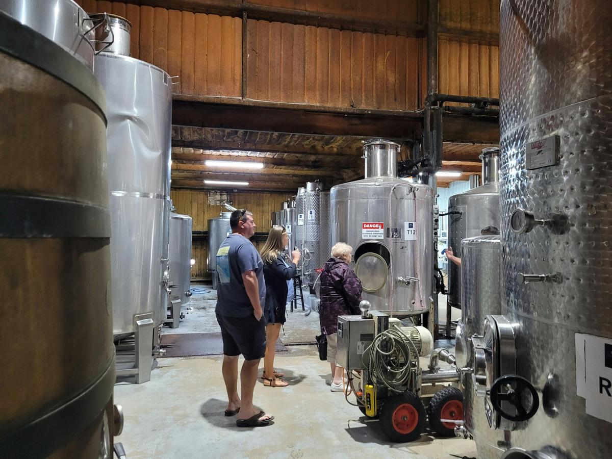 Tank room tour with Hunter Gleann Private Tours