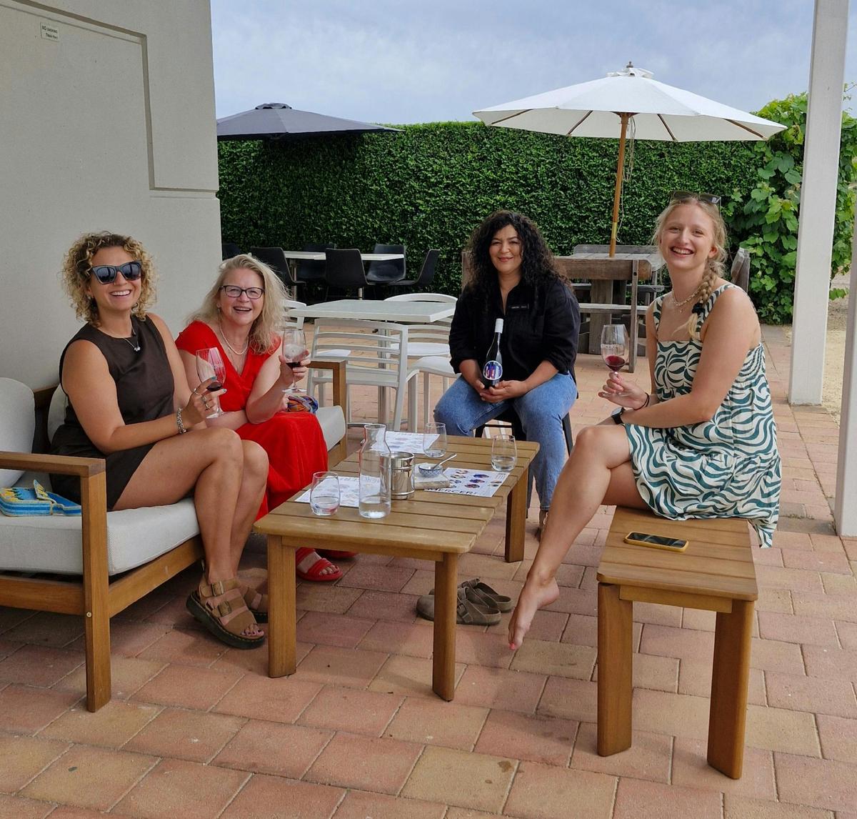 Wine tasting at Mercer Wines