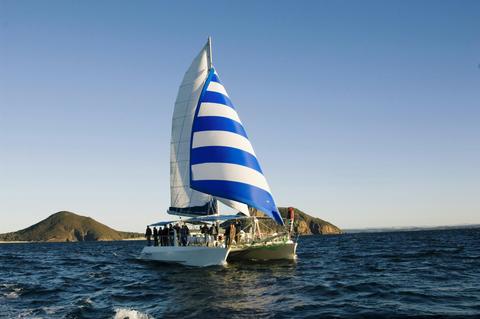 Imagine under sail