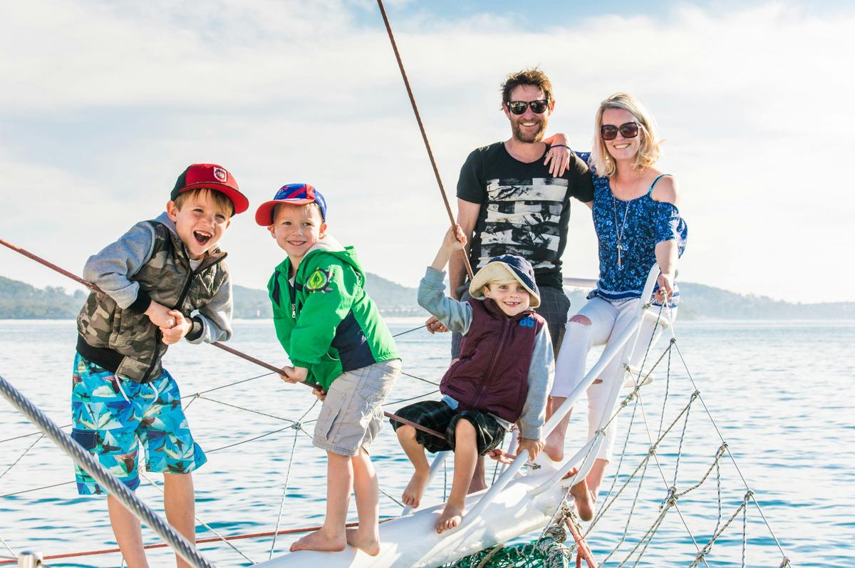 Relax in the bow net!