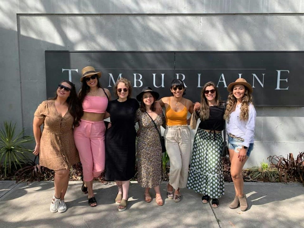 Winery tour fun at Tamburlaine