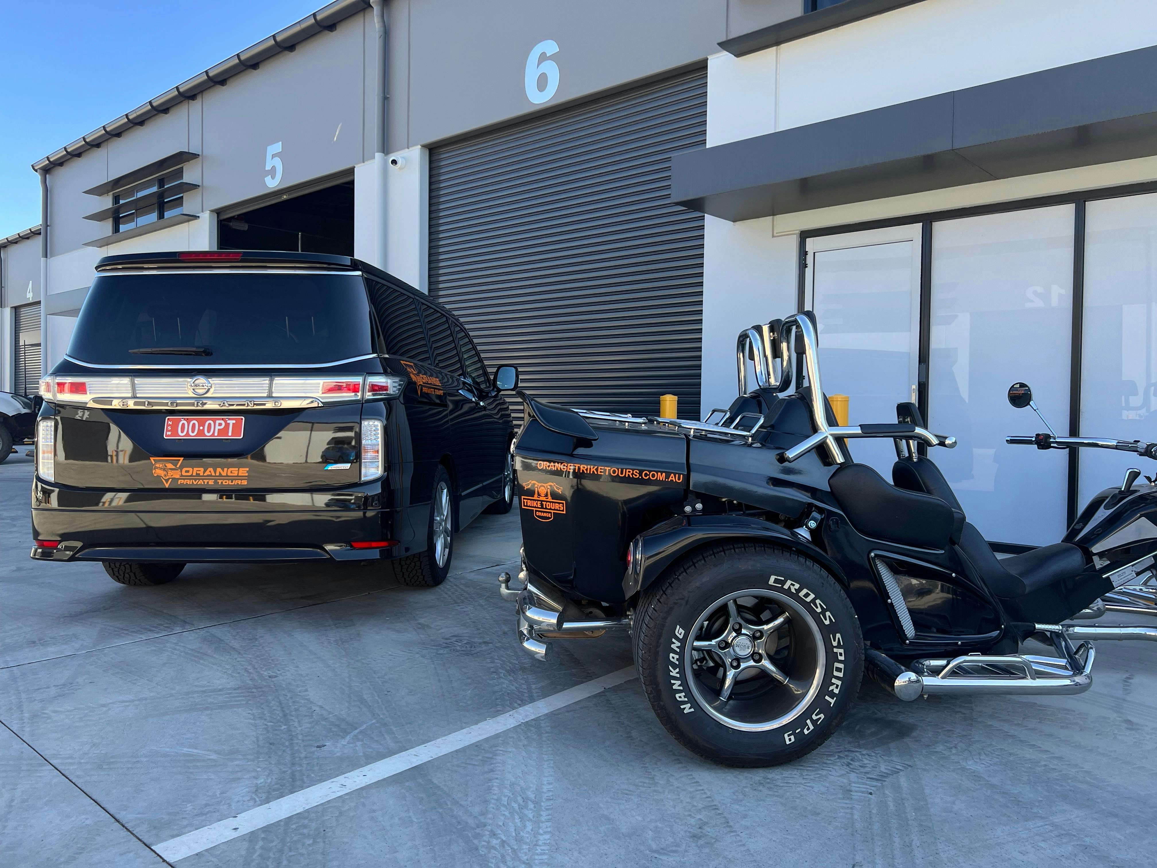 Now Providing Both Van and Trike Tours