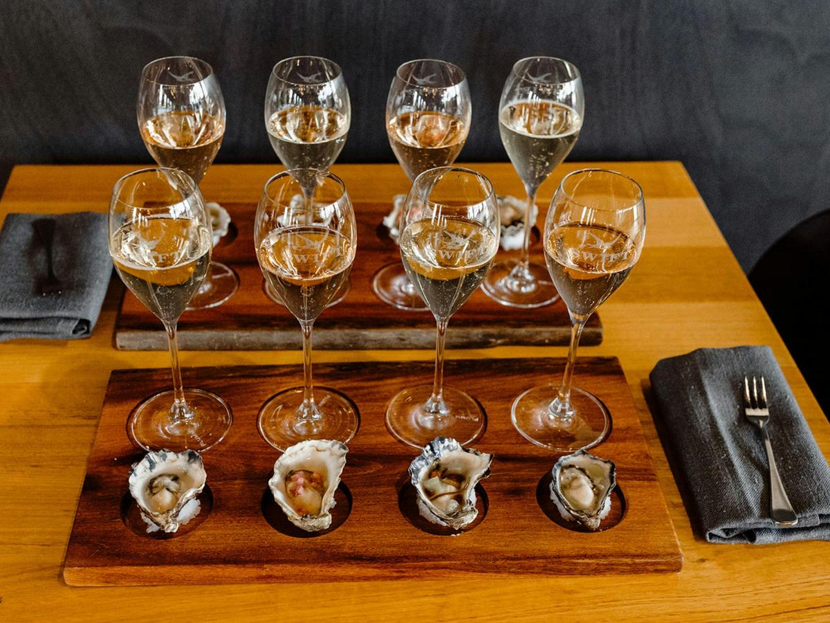Printhie Wines Sparkling and Oyster Experience in the Cellar Door