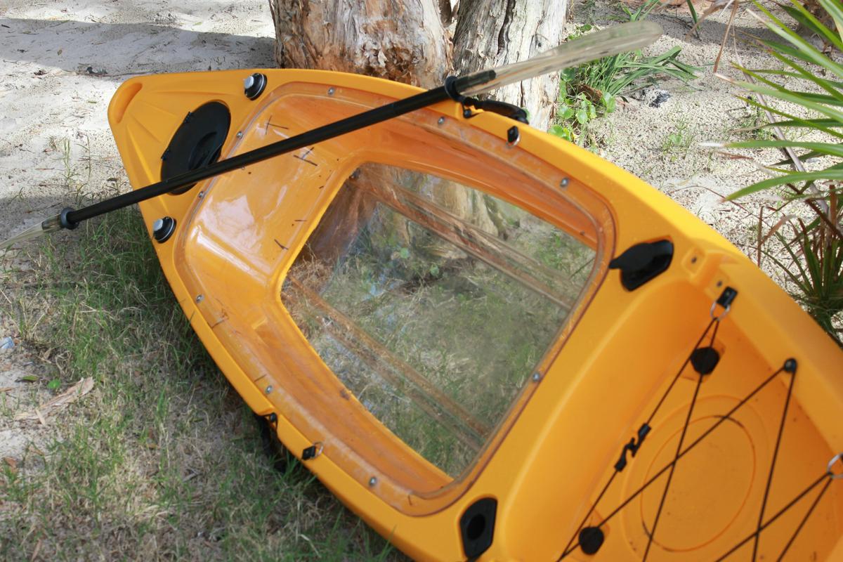 Clear view kayak