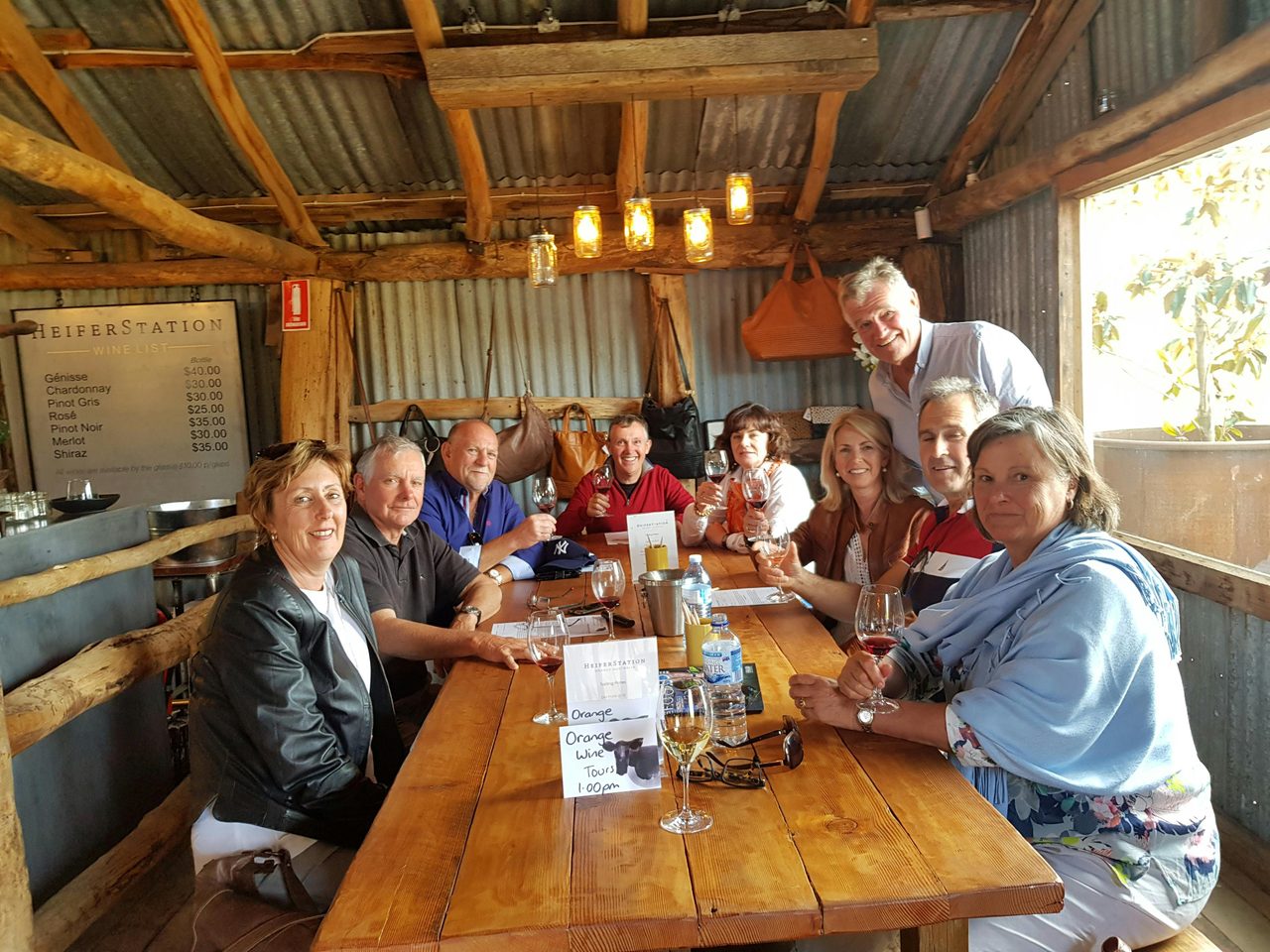 A group of friends visiting from Canberra ACT