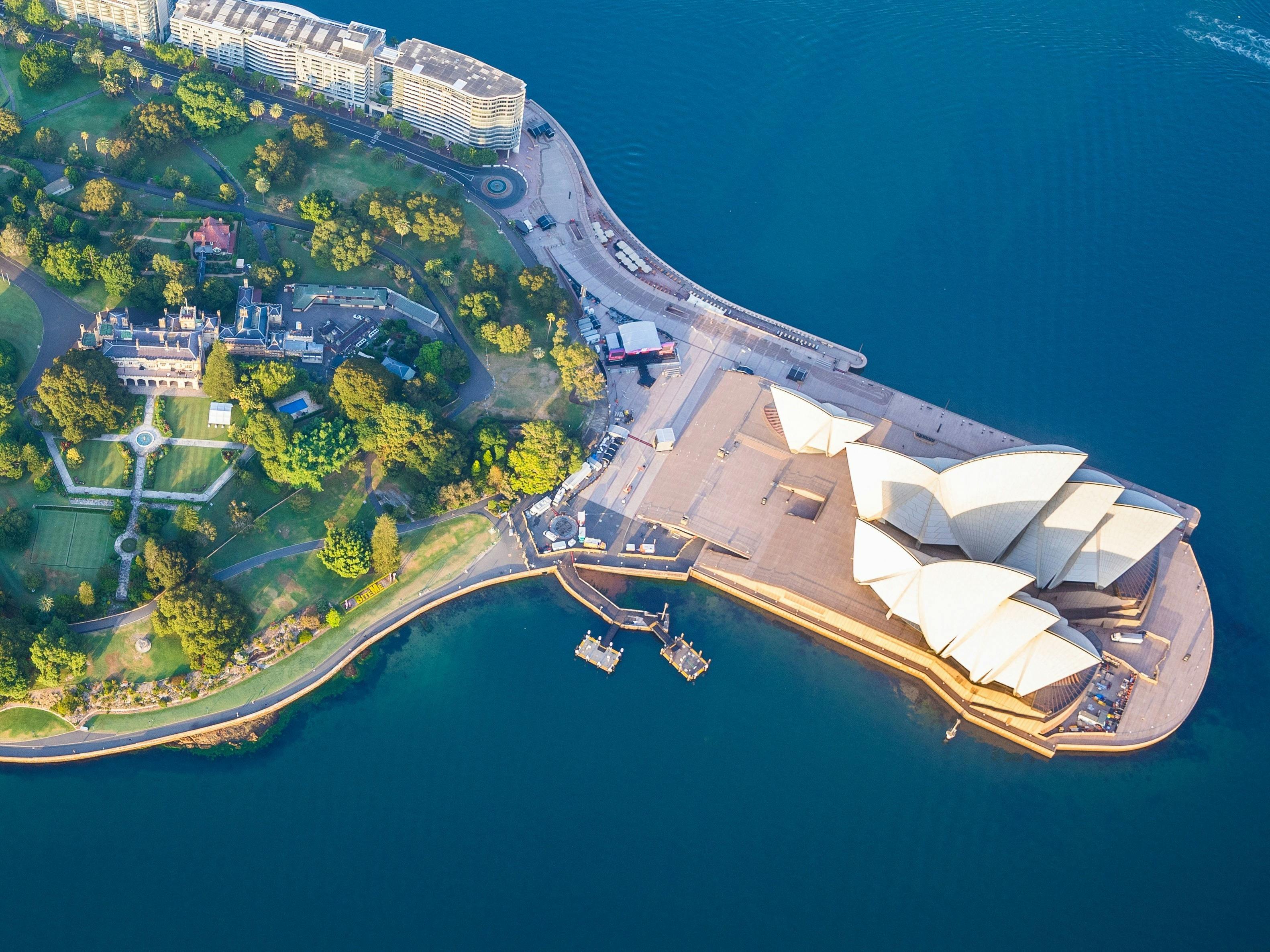 Helicopter Ride over Sydney Opera House