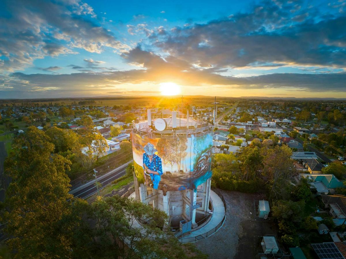 Casino - Water Tower murals