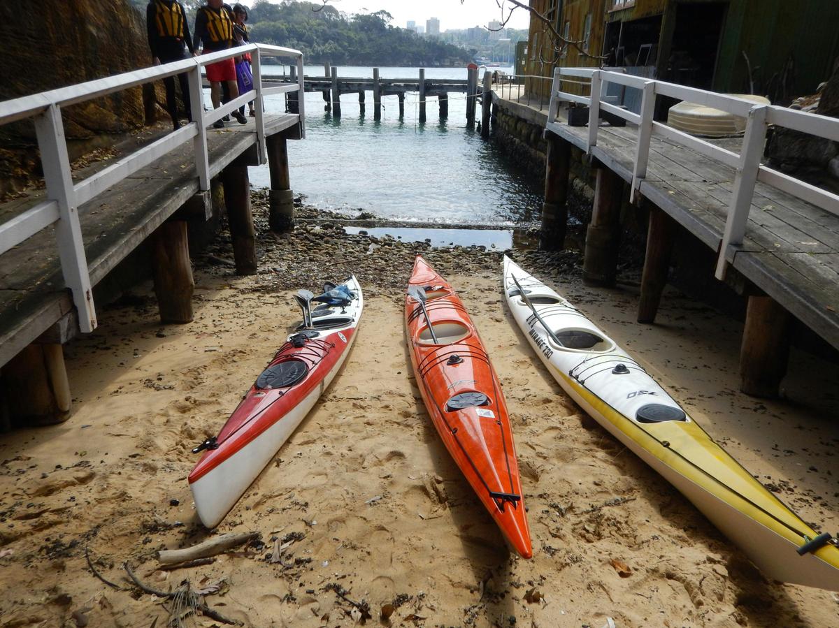 Landing on Goat Island