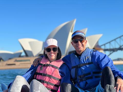 Private anniversary kayak tour