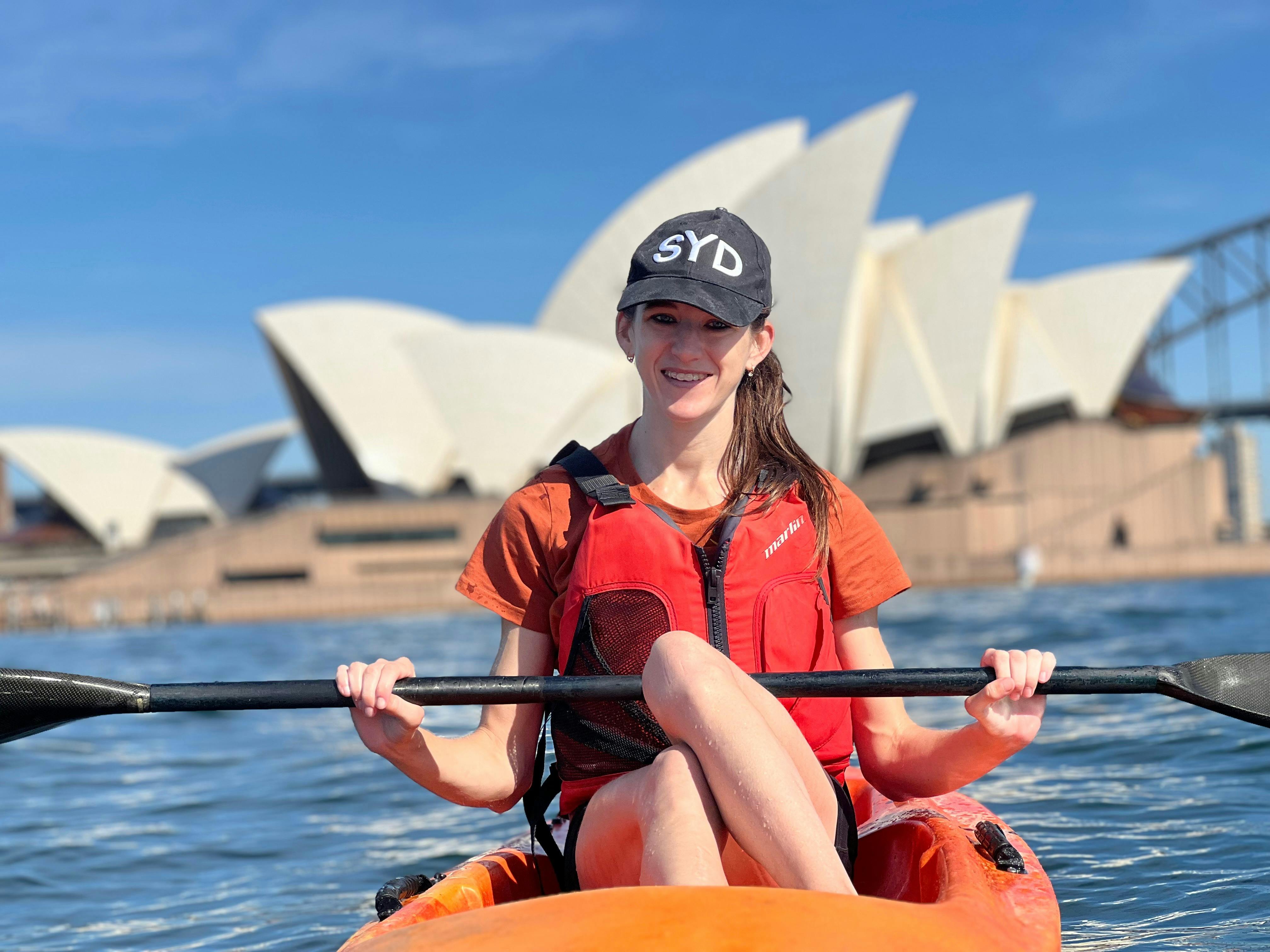 Kayaking in front of Sydney opera house - best shot in Sydney!