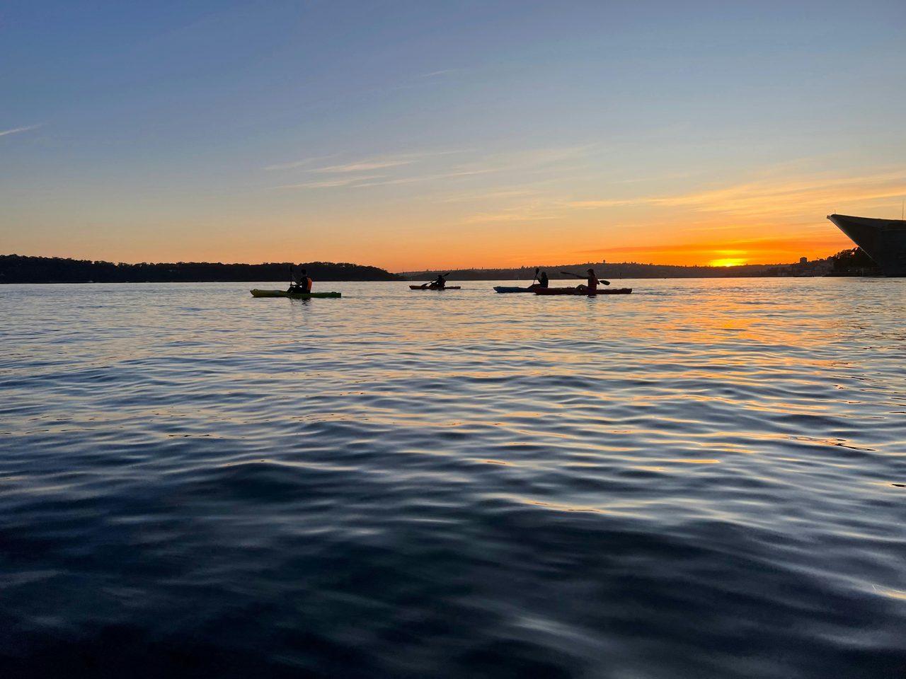Sunrise on the water
