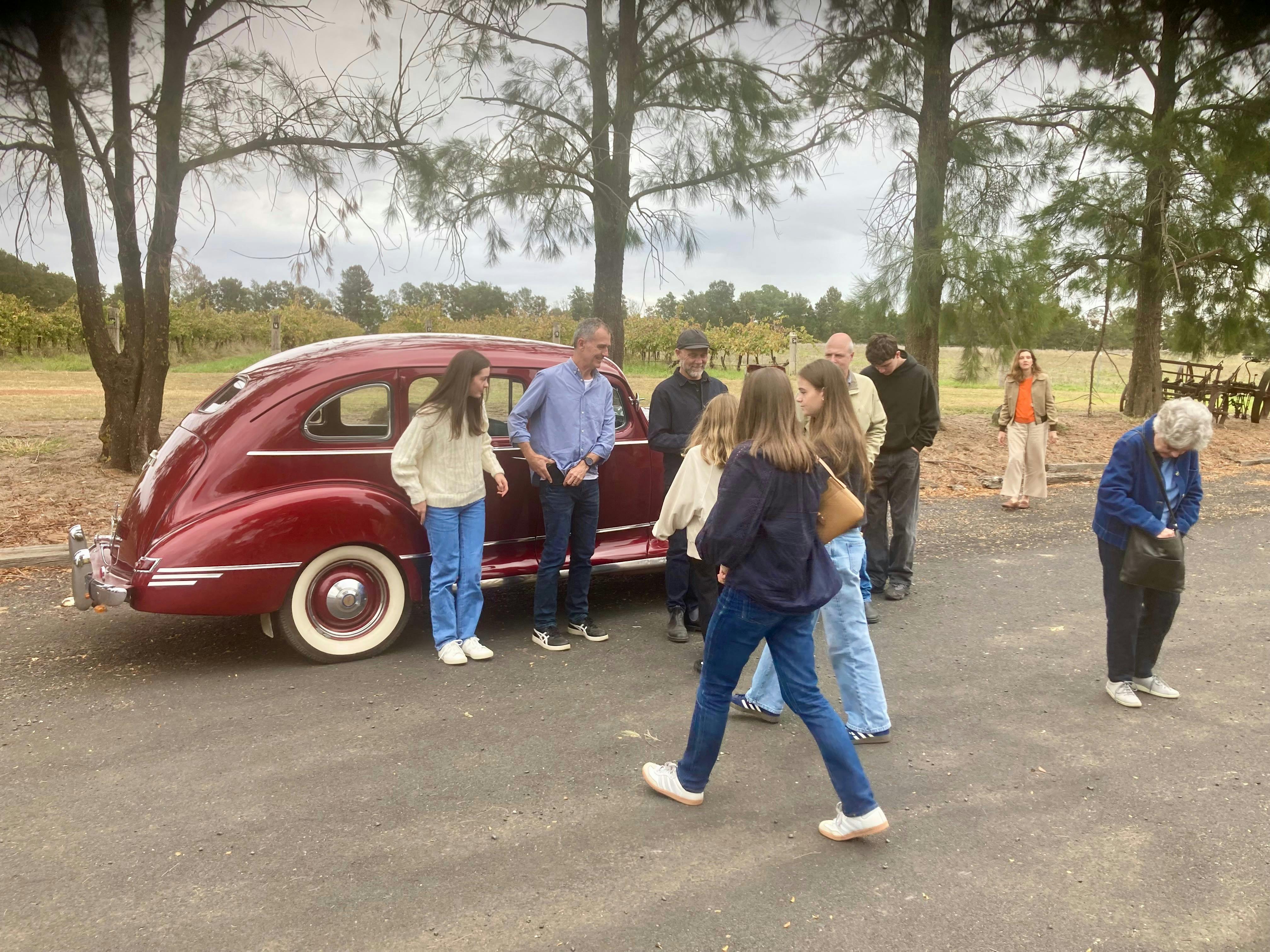 Group gathering for photo