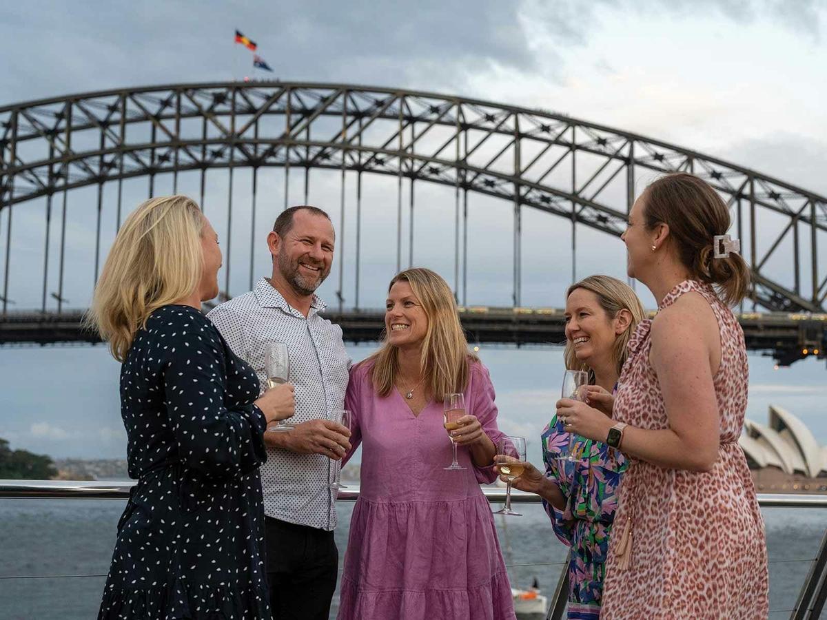 Guests enjoying a delightful time aboard the cruise.