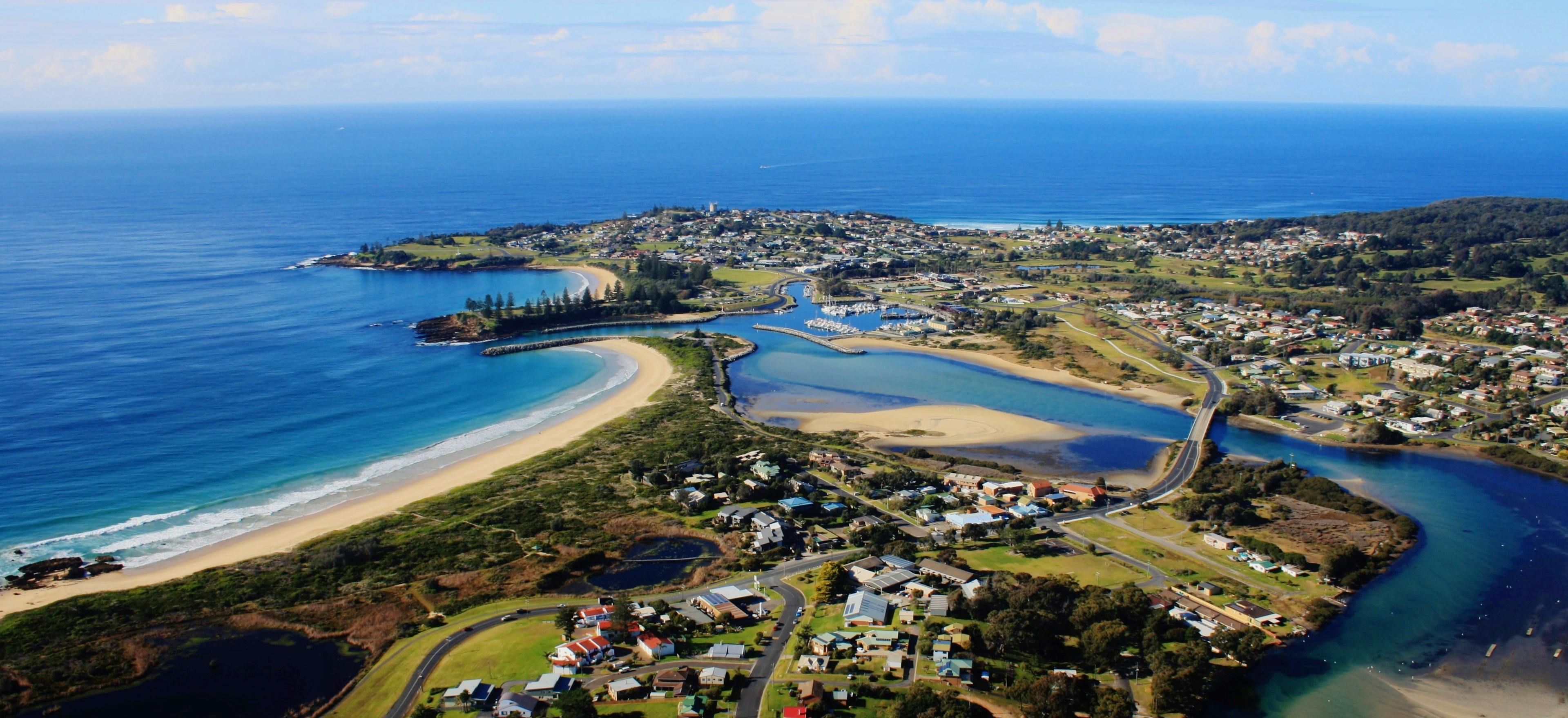 Aerial view of Bermagui