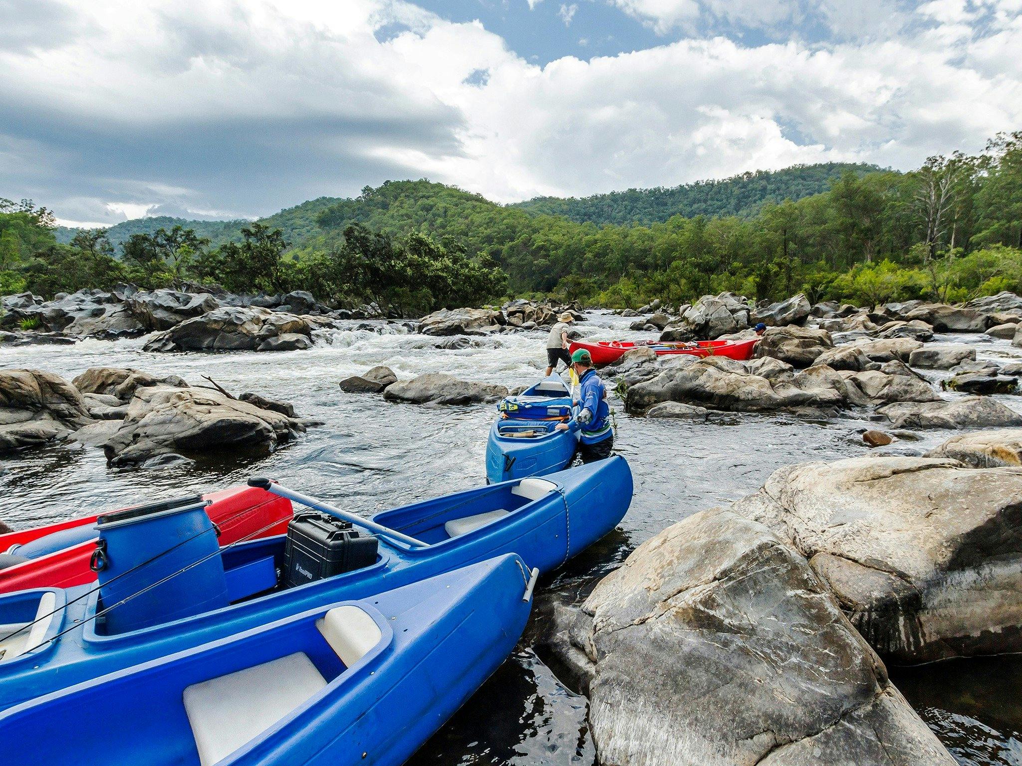 Peak hour on the Mann River
